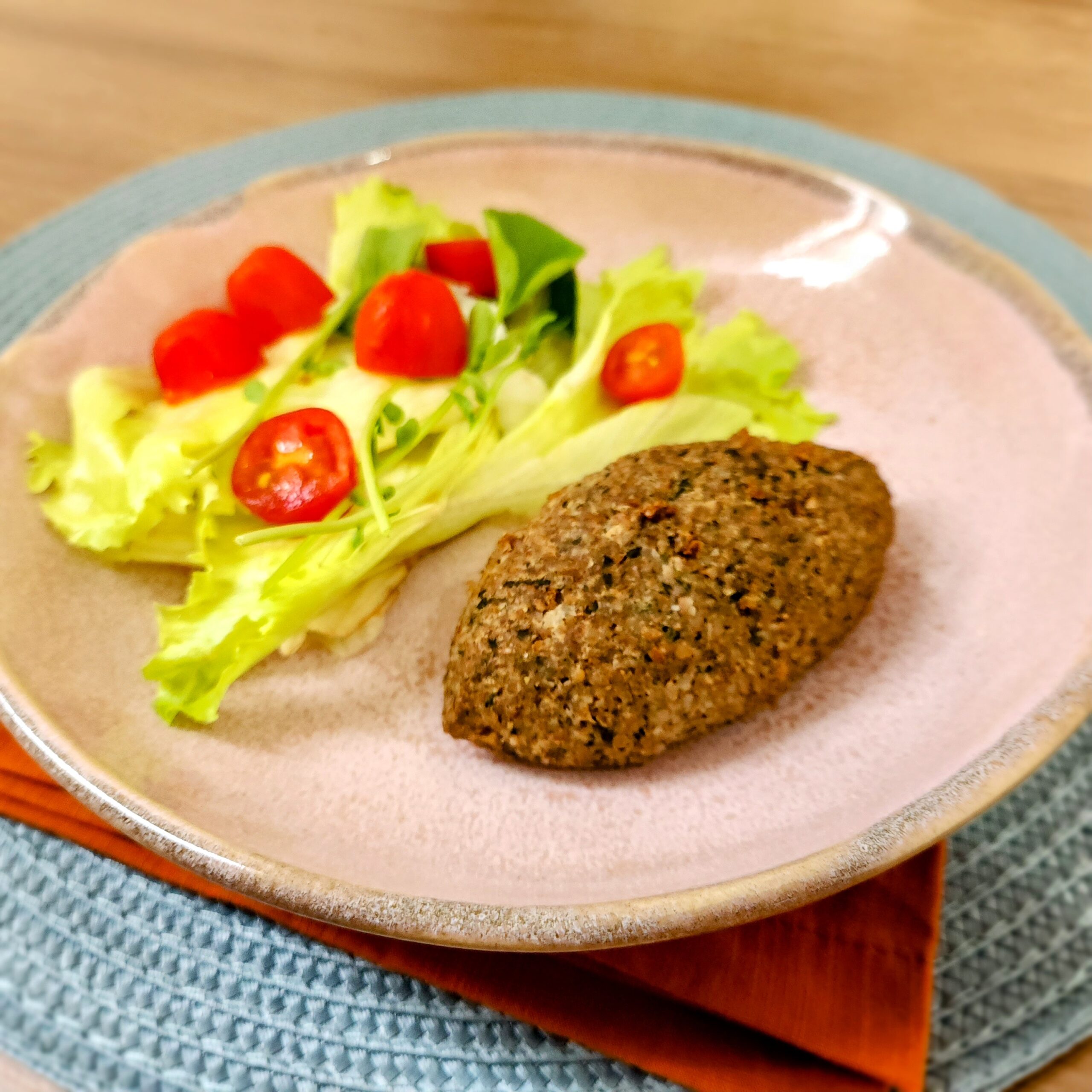 Quibe assado recheado com carne