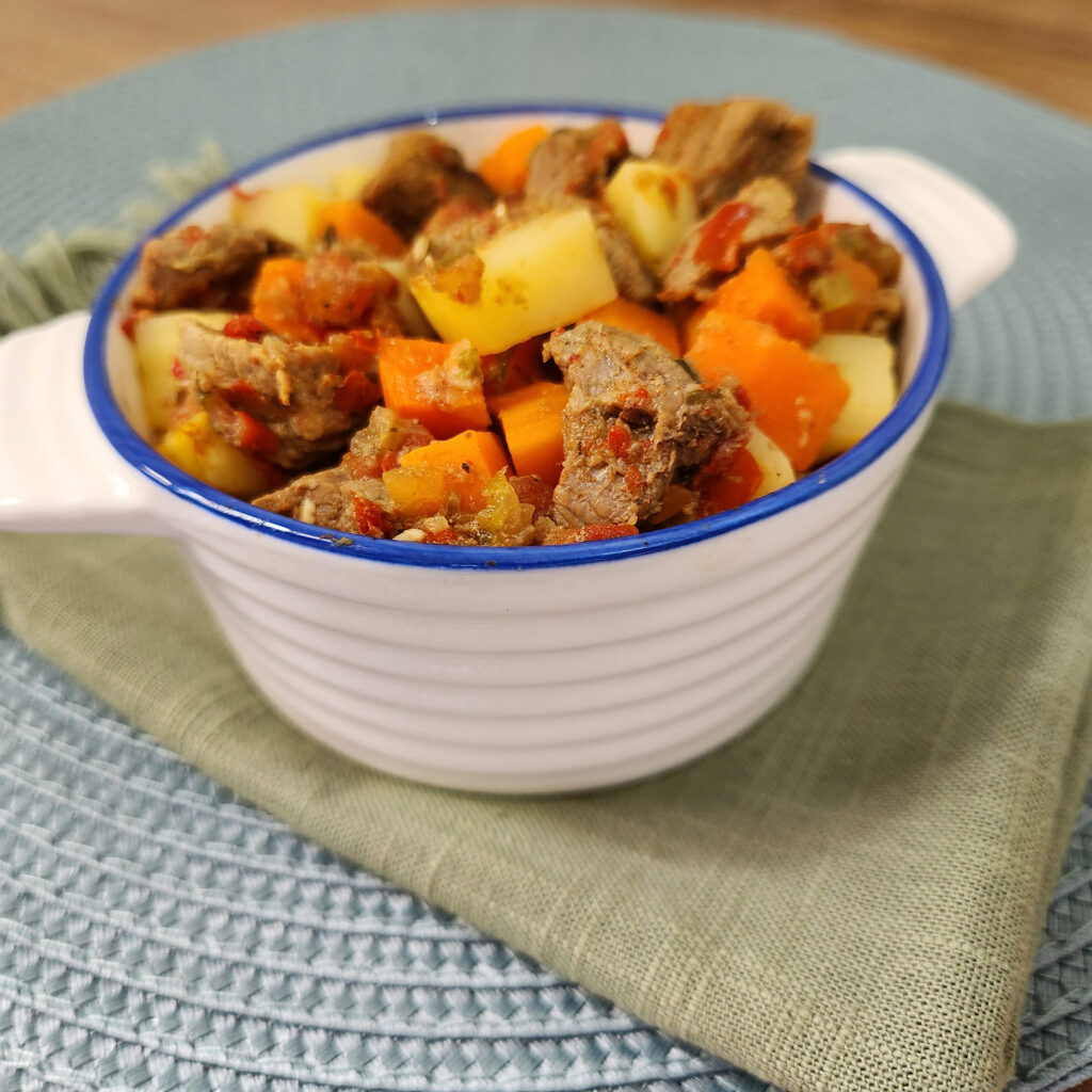 Carne de panela alcatra com legumes