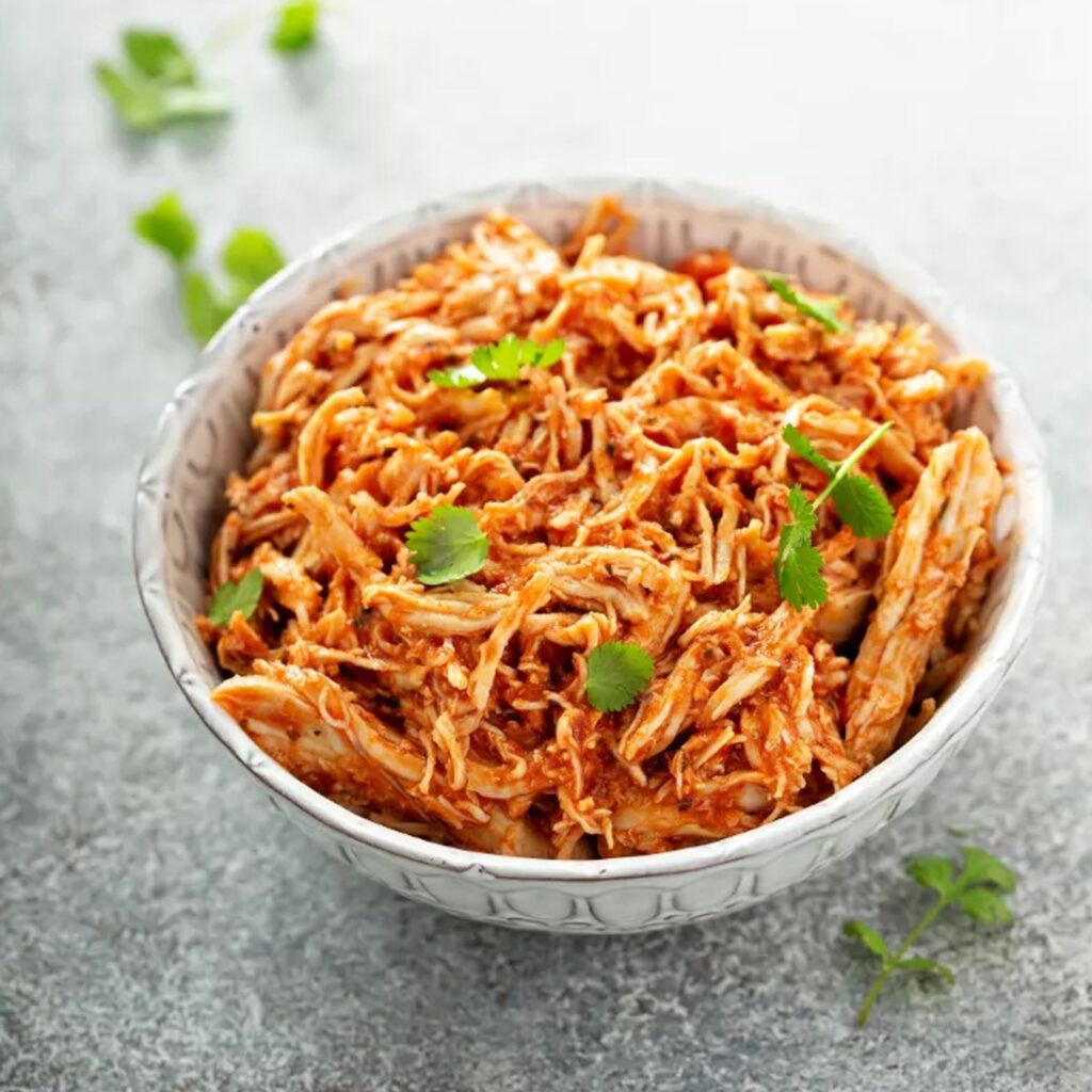 Peito de frango desfiado