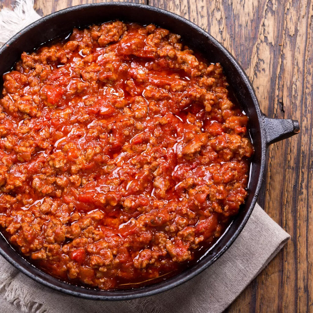 Molho de tomate à bolonhesa